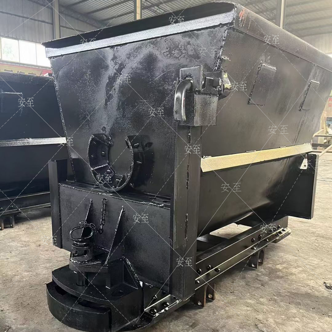 插销式人工翻转矿车 泰安小型矿车生产厂家 0.75侧翻式卸料车