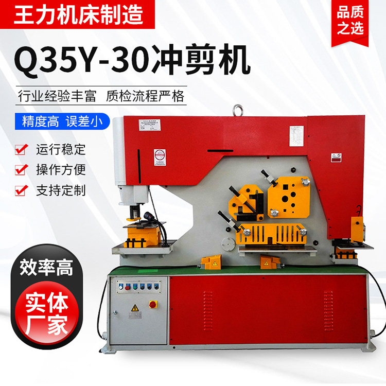 Q35Y-30多功能液压冲剪机 王力机床
